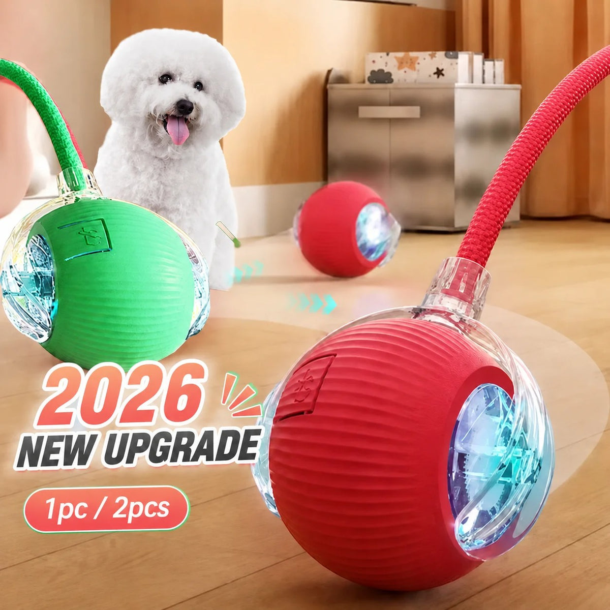 Automatic Rolling Puppy Ball