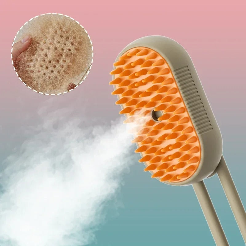 Pet Steam Hair Removal Brush (Dogs & Cats)